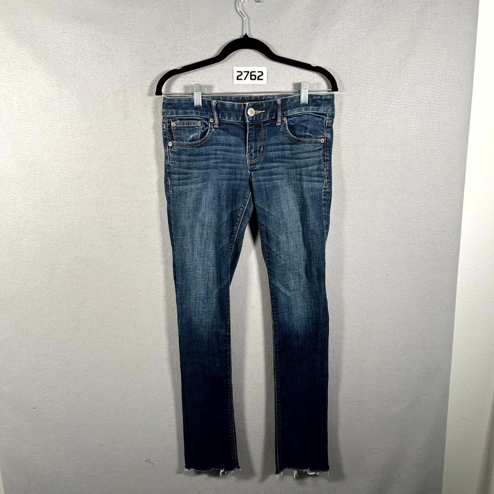 Express Jeans Womens 2 Blue Denim Stretch Stella Low Rise Barely Bootcut Leg